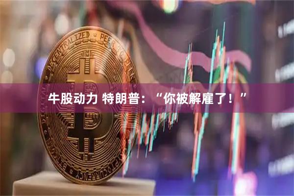 牛股动力 特朗普：“你被解雇了！”