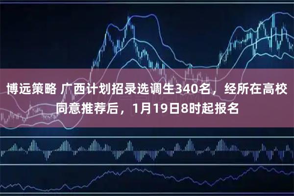 博远策略 广西计划招录选调生340名，经所在高校同意推荐后，1月19日8时起报名